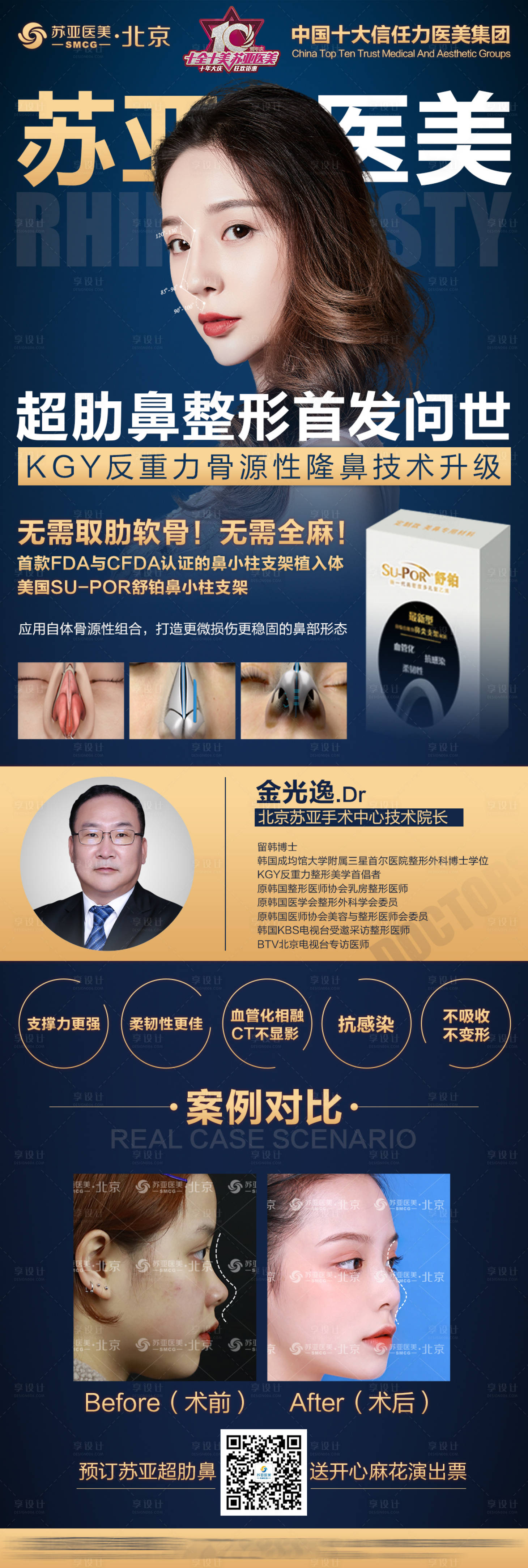 源文件下载【医美整形美容隆鼻整形人物专家创意海报】编号：27020001987028461