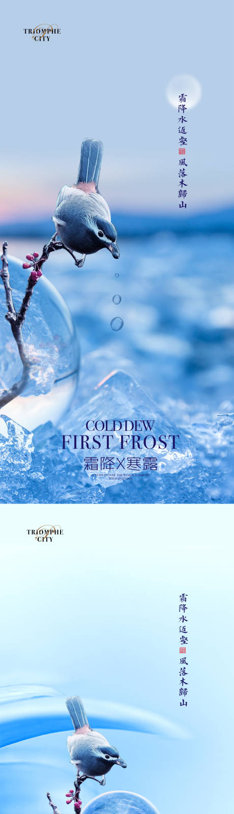 源文件下载【寒露霜降系列海报】编号：95010002100678126