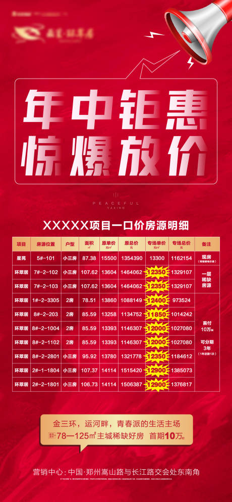 源文件下载【地产特价房海报】编号：74560001909851298