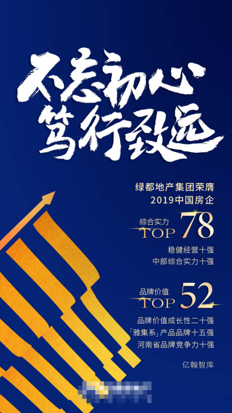源文件下载【享设计】搜索编号：73750002054459139【不忘初心 砥砺前行地产海报】