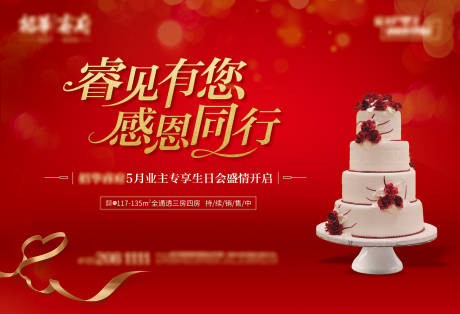 源文件下载【地产红色业主生日会】编号：16590002105612315