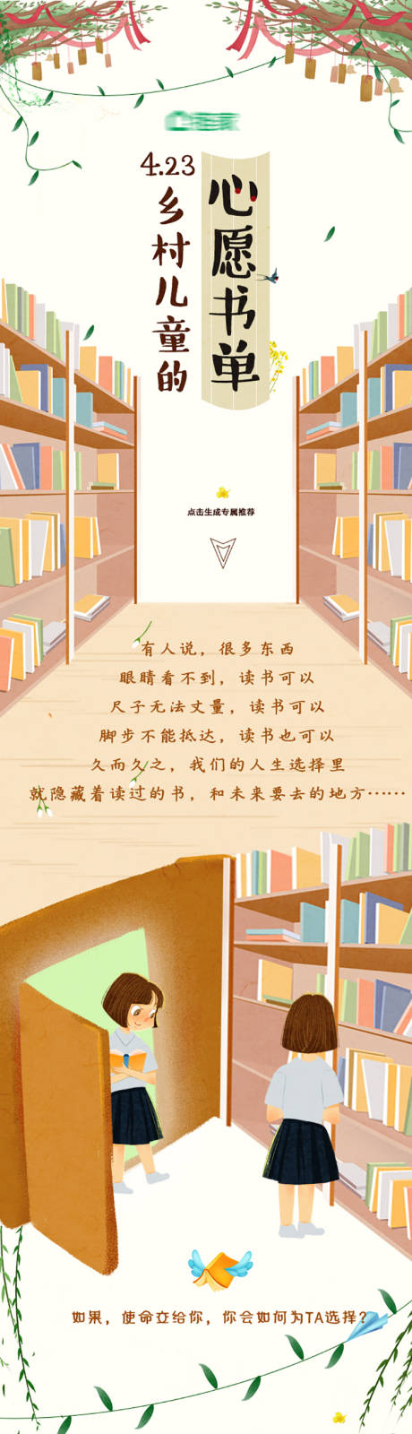 读书书单选择长图