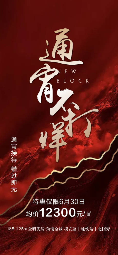 源文件下载【地产热销今夜不打烊海报】编号：96250001996611342
