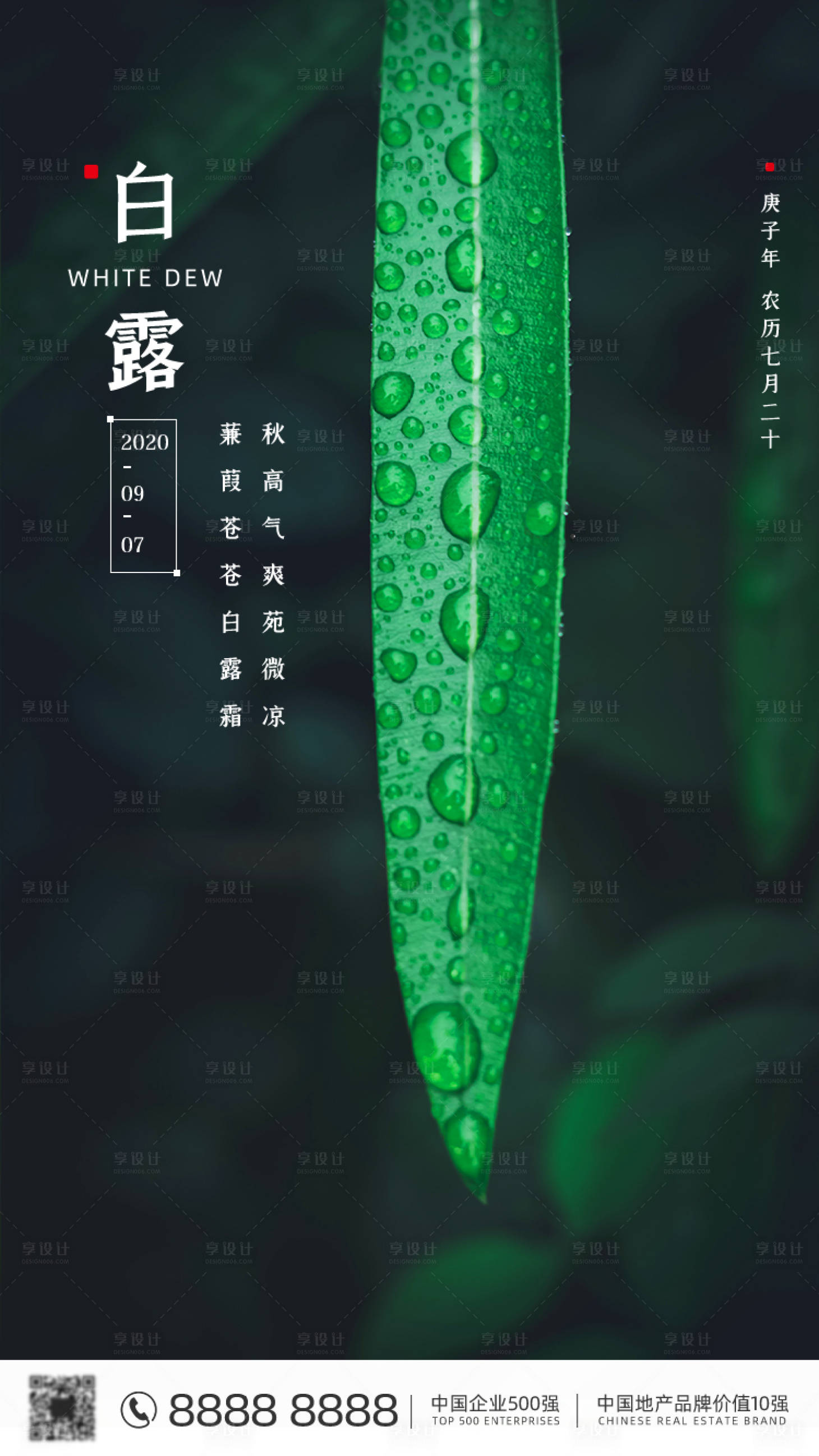 源文件下載【白露二十四節(jié)氣海報】編號：98980001868979866