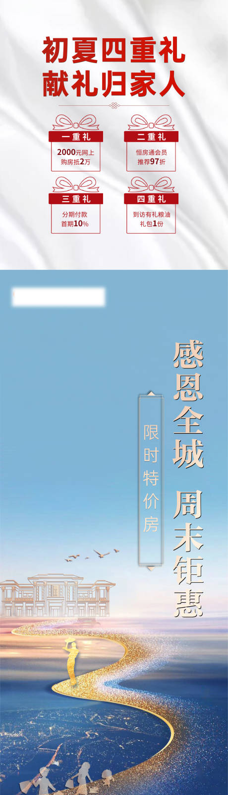 源文件下载【特价房四重礼长图活动海报】编号：25310002058083741