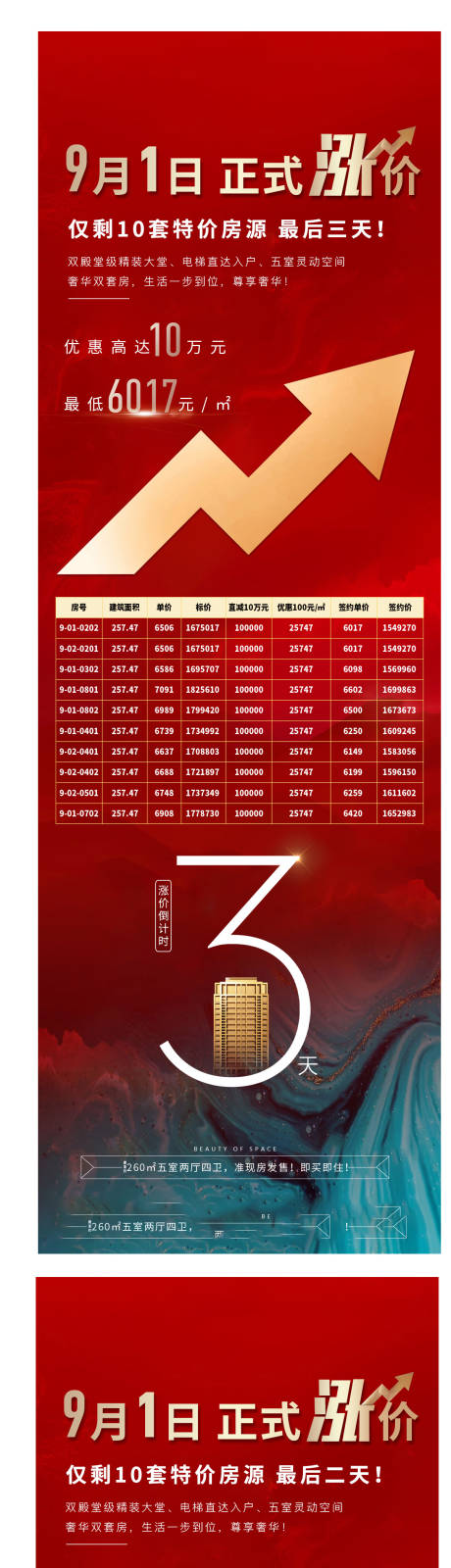 源文件下载【涨价倒计时系列海报】编号：95020001838795776