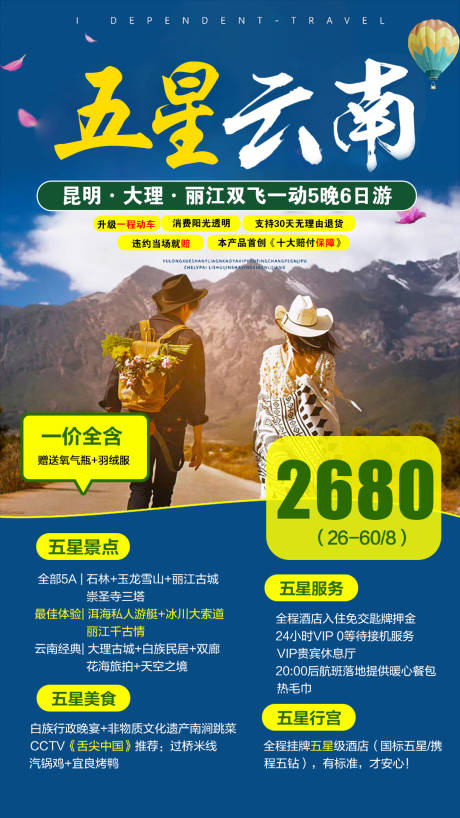 源文件下载【云南旅游海报】编号：18480002077686802