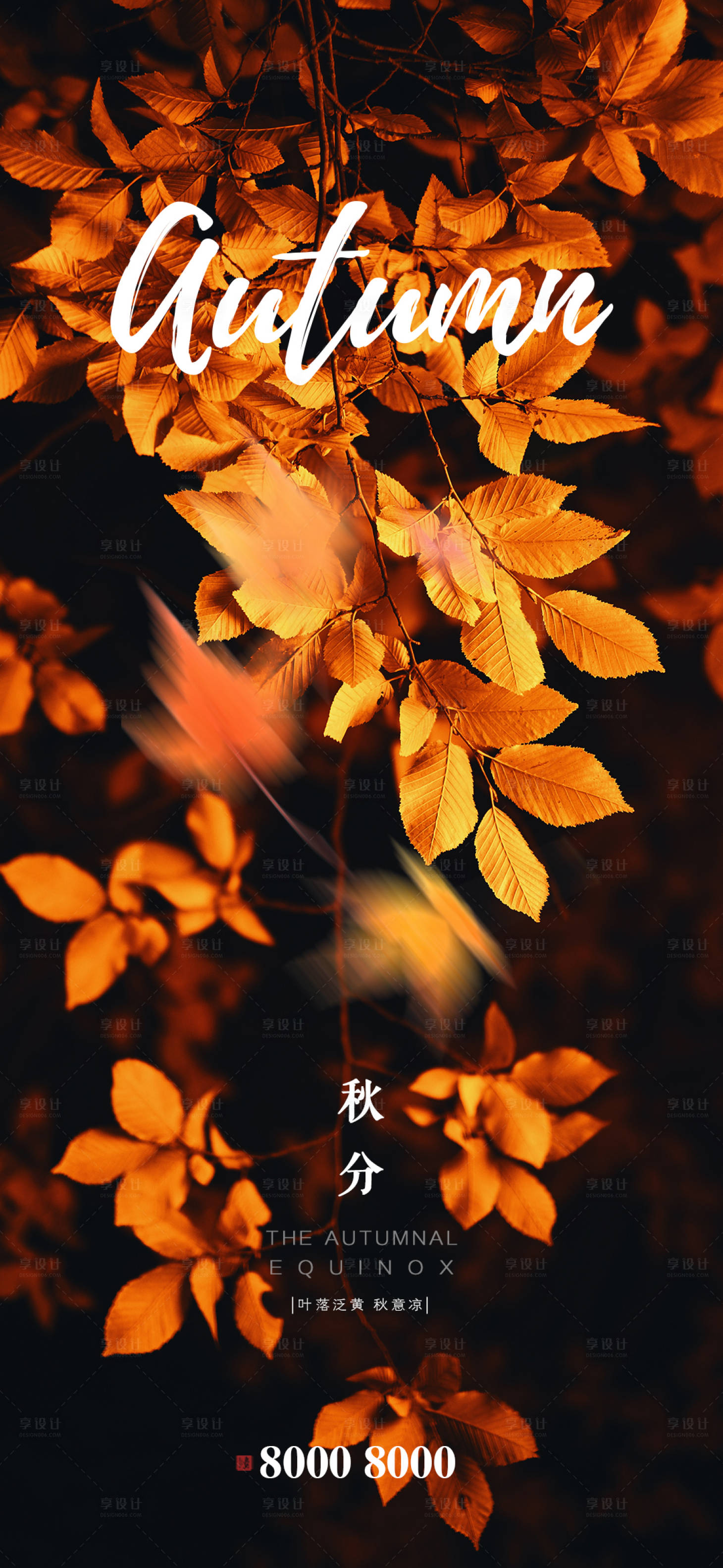 源文件下載【秋分節(jié)氣地產(chǎn)海報(bào)】編號(hào)：97840001896243624