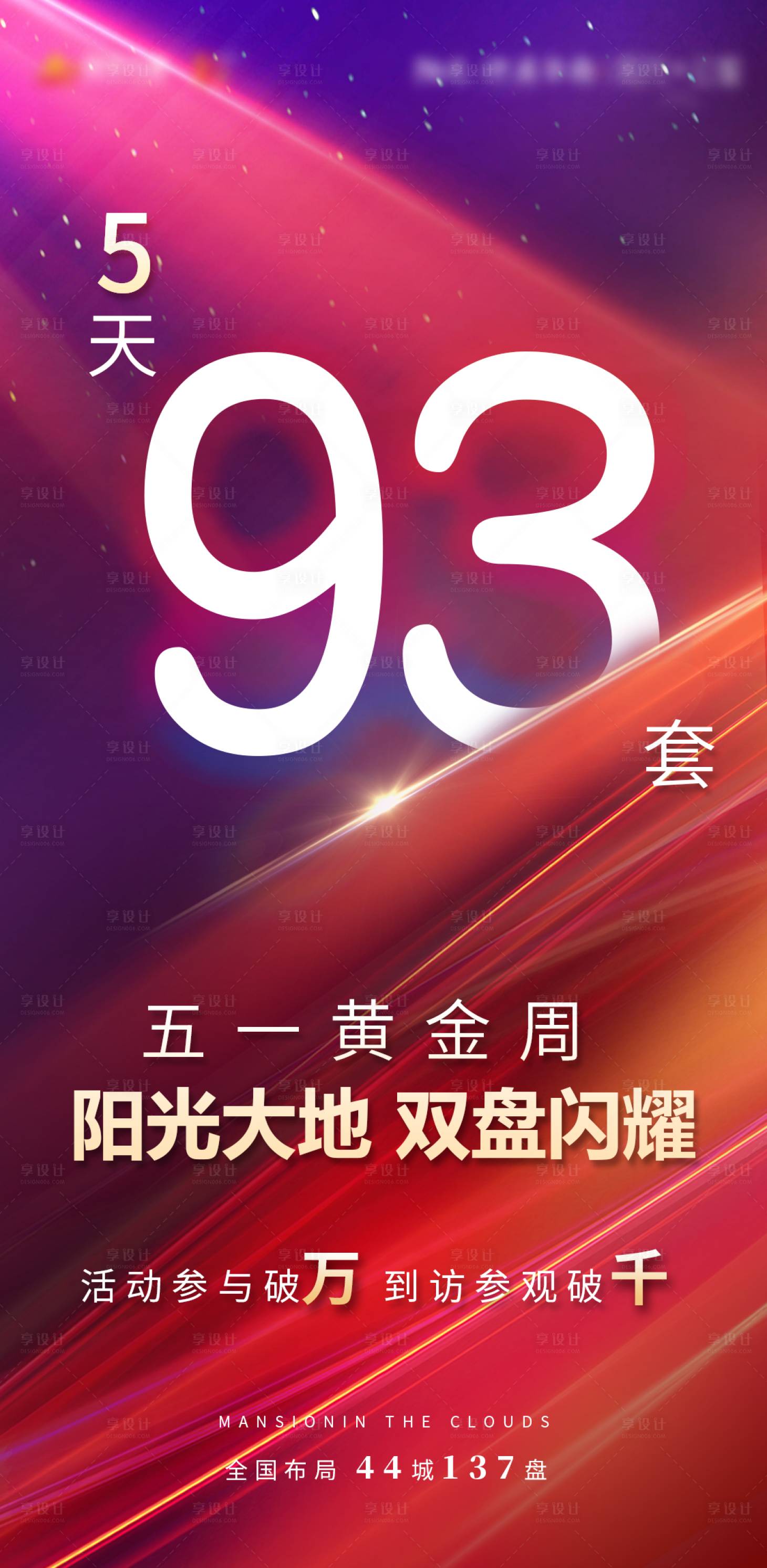 源文件下載【享設計】搜索編號：20630001993245265【熱銷93套銷售業績海報】