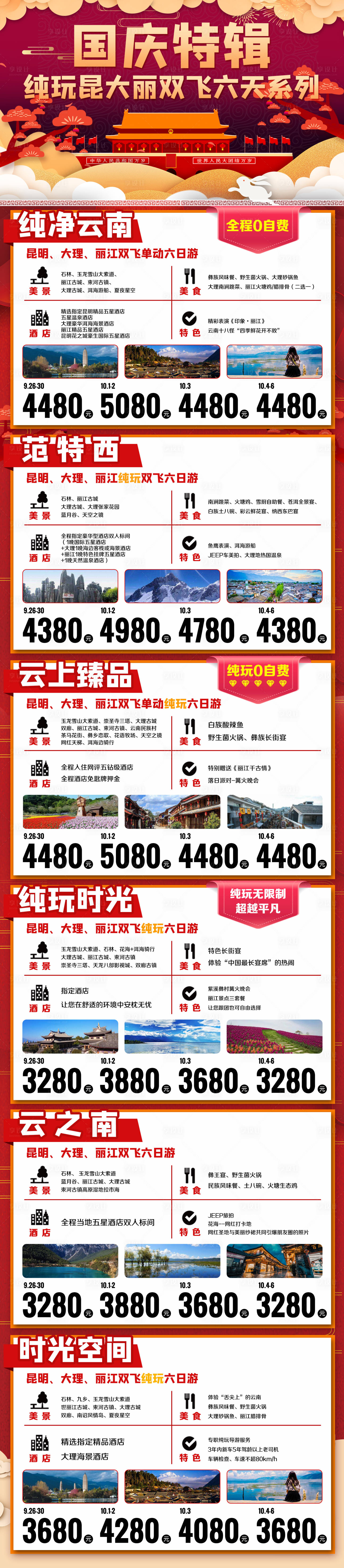 编号：20200911100913643【享设计】源文件下载-国庆旅游云南手机端微信海报
