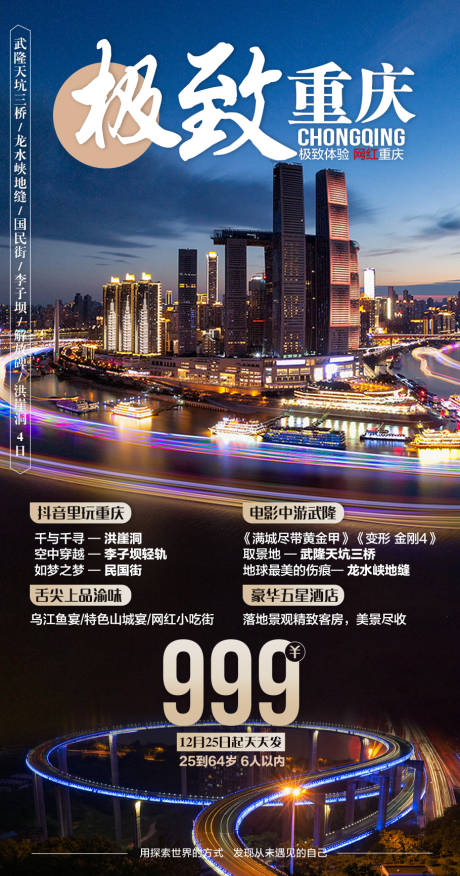 源文件下载【重庆旅游海报】编号：71460002086111548