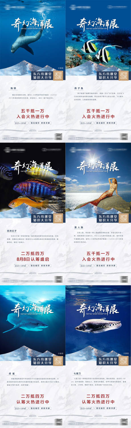 源文件下载【海洋节系列价值点海报】编号：20200903164051126