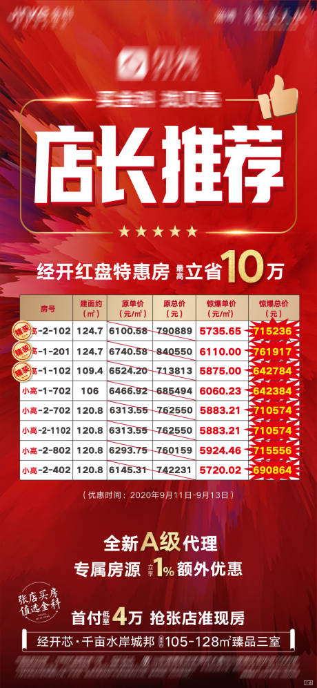 源文件下载【享设计】搜索编号：92070001943875338【房地产推荐热销特价房海报】