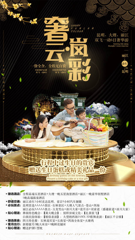 源文件下載【云南旅游海報】編號：87360001908348672