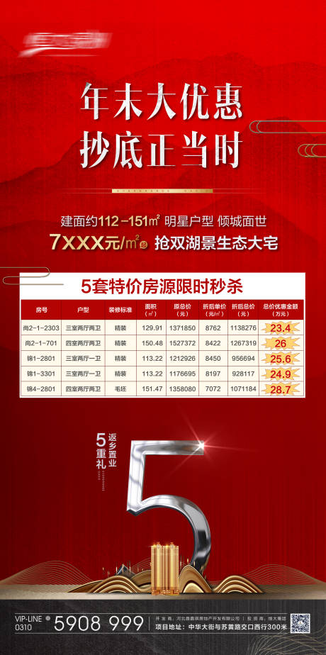 源文件下载【地产特价房移动端海报】编号：52830001957034834