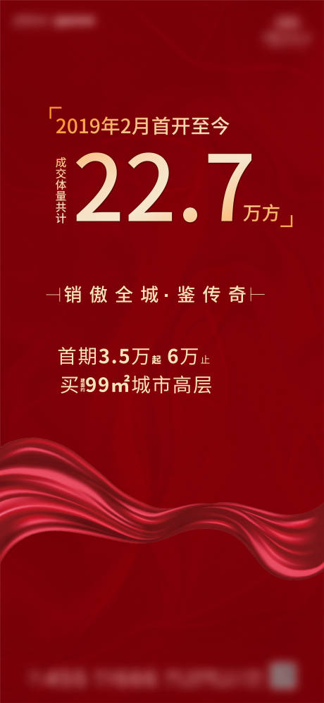 源文件下载【地产红色大气热销海报】编号：86030001899876024
