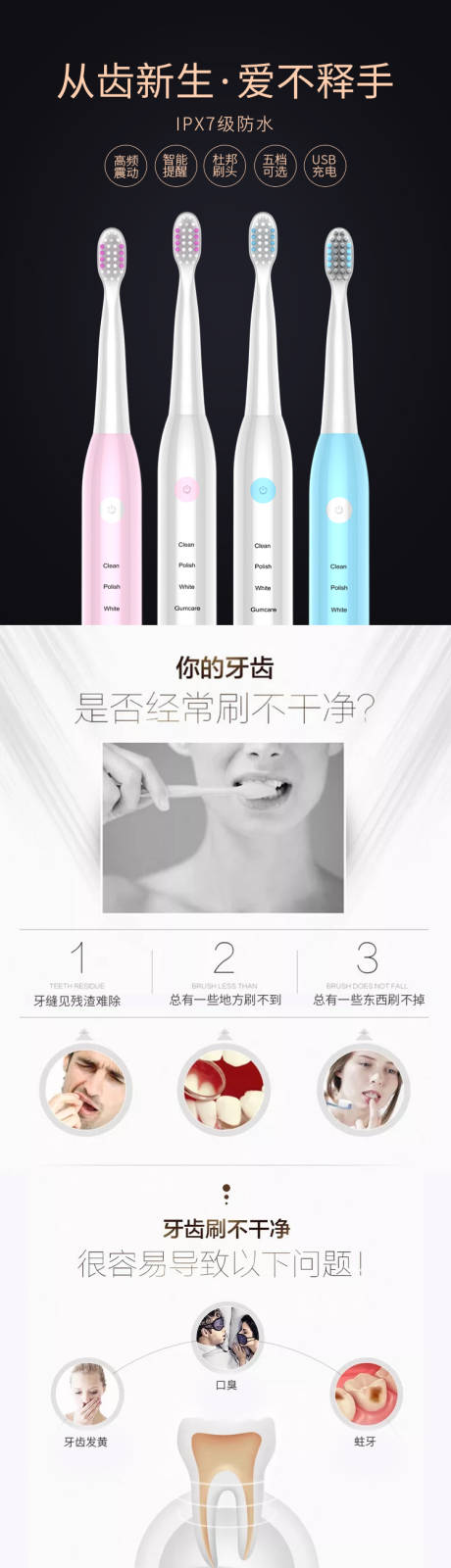 源文件下载【电动牙刷详情页】编号：65900001873045979