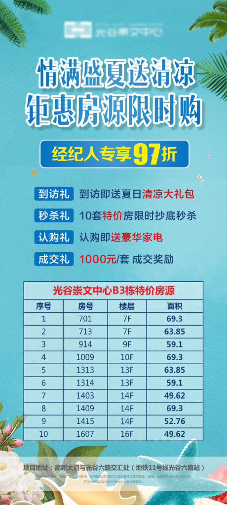源文件下載【享設計】搜索編號：94250001862526261【地產清涼一夏特價房海報】