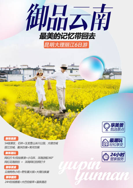 源文件下载【云南旅游海报】编号：32820001945788375