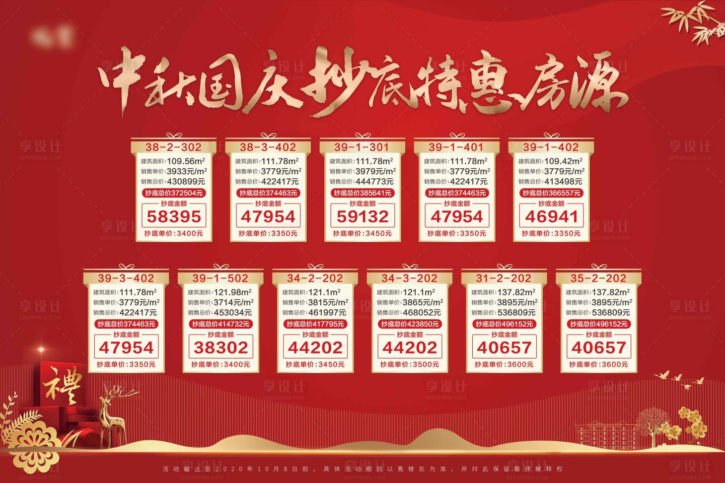 源文件下載【享設計】搜索編號：68750002044542772【地產雙節房源板】