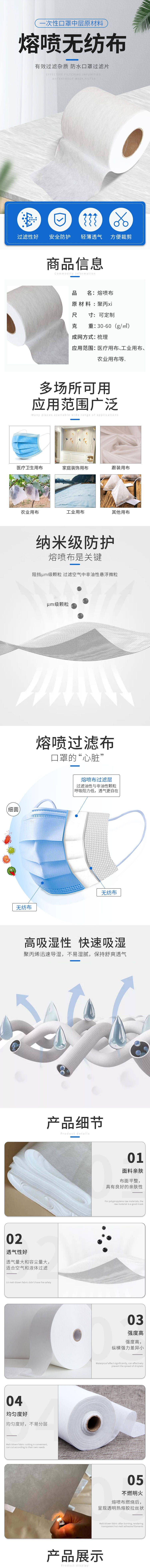 源文件下載【享設計】搜索編號：16600001876074332【熔噴布詳情頁】