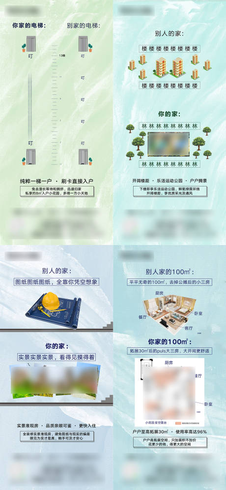 源文件下載【享設(shè)計】搜索編號：23380001924526800【地產(chǎn)價值點對比系列海報】