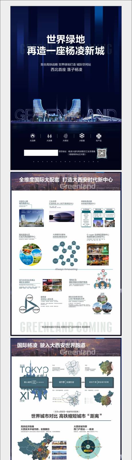 源文件下载【享设计】搜索编号：80530001844681101【蓝色高端地产单页展架】