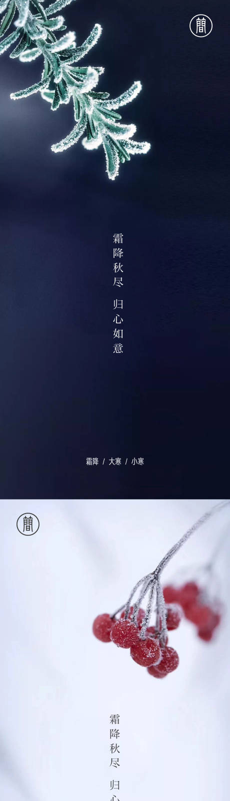 源文件下载【霜降大寒小寒海报】编号：92480002026379337