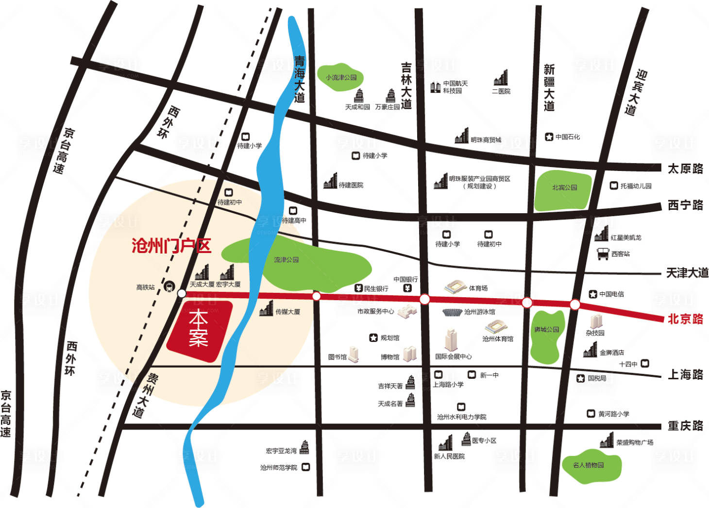 源文件下載【享設(shè)計】搜索編號：61700001958961054【地產(chǎn)區(qū)位圖廣告展板】