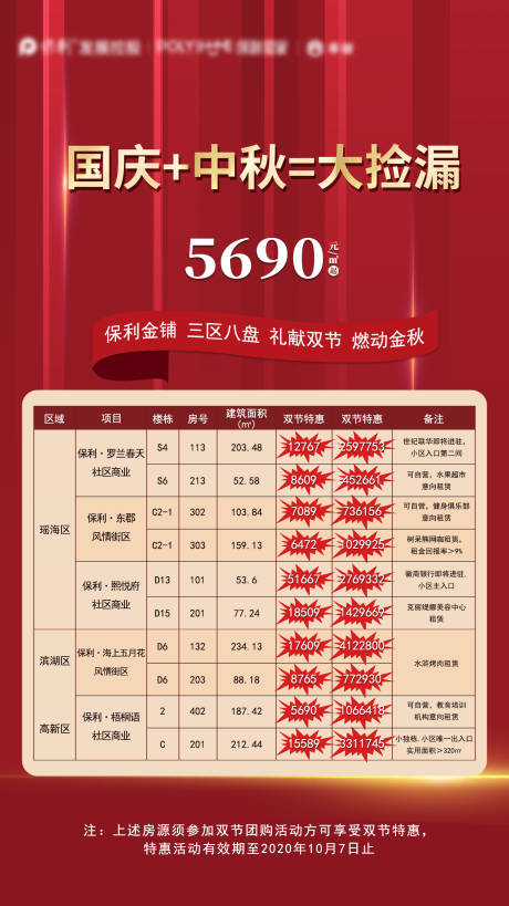 源文件下载【享设计】搜索编号：76780002087541938【地产节日特惠房海报】
