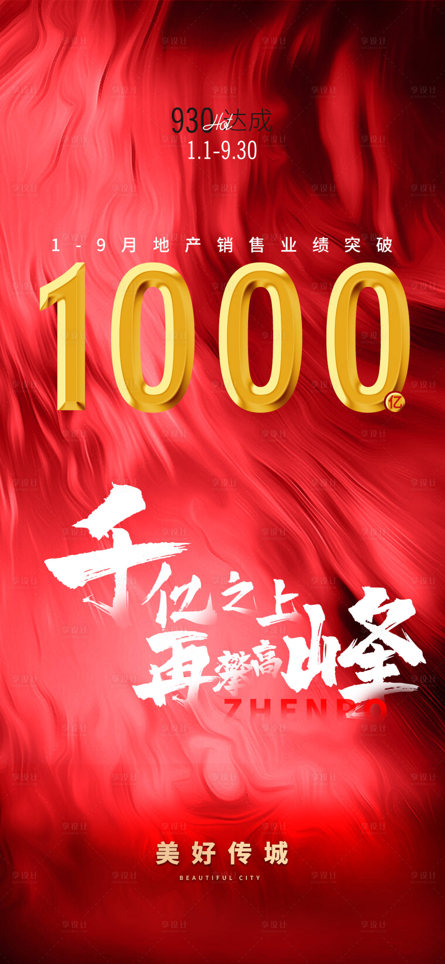 源文件下载【享设计】搜索编号：30300002143195955【地产热销海报】