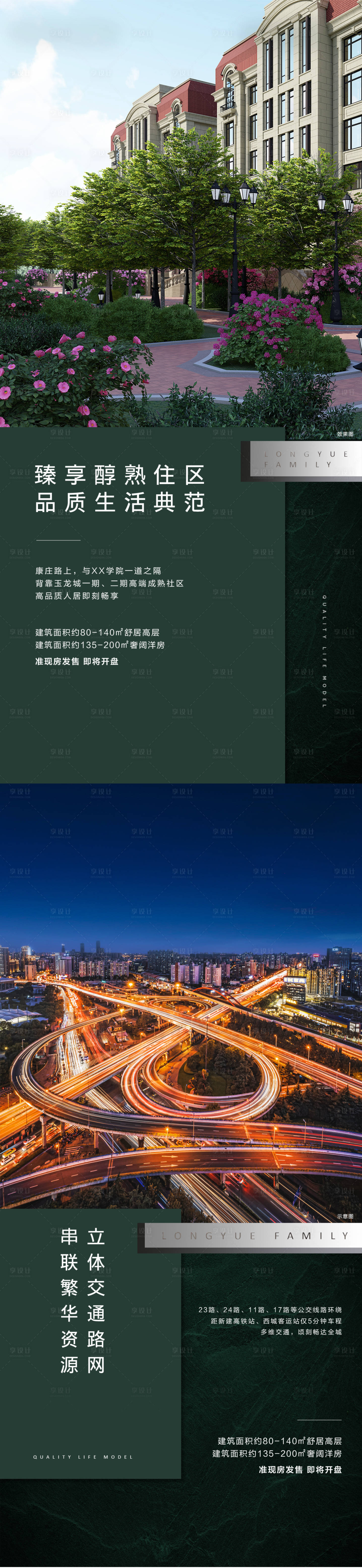 源文件下载【区域交通价值点海报】编号：64020002387326661