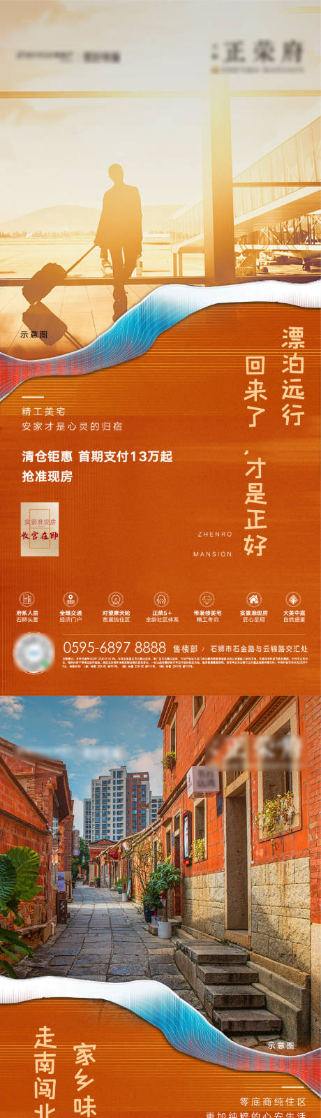 源文件下载【地产返乡价值点系列海报】编号：11820002135406765