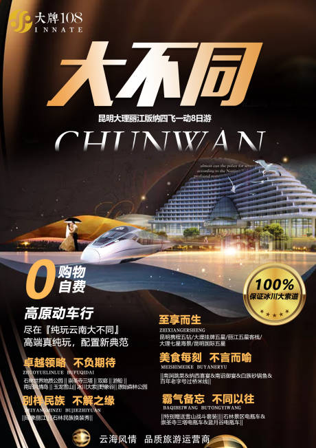 源文件下載【享設(shè)計】搜索編號：24840002371029339【云南旅游海報】