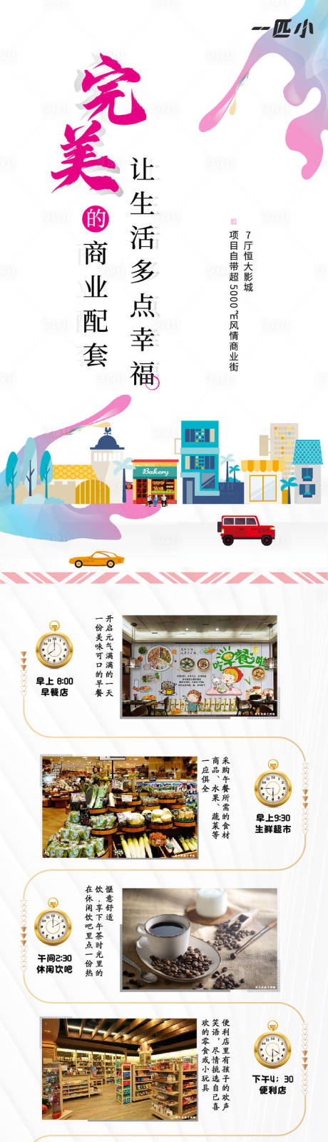 源文件下载【房地产商业配套长图海报】编号：37560002158566210