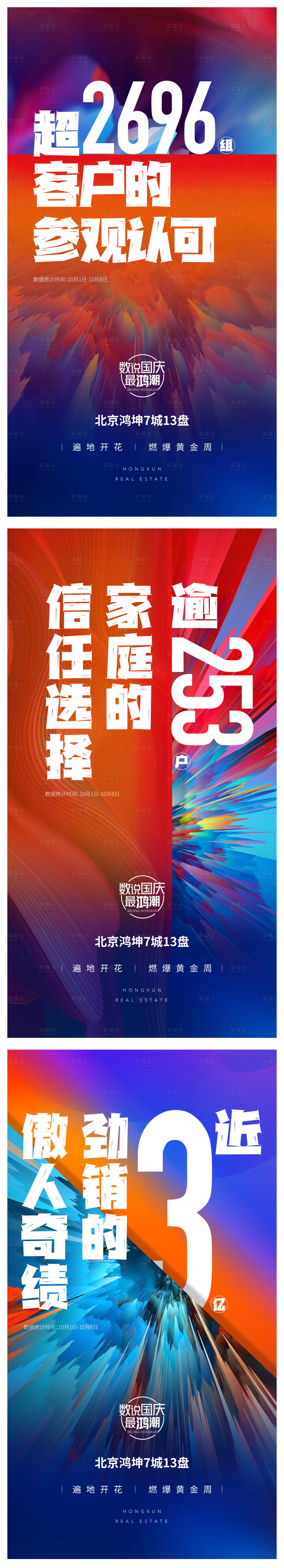 源文件下载【享设计】搜索编号：20470002202238193【地产热销数据海报】