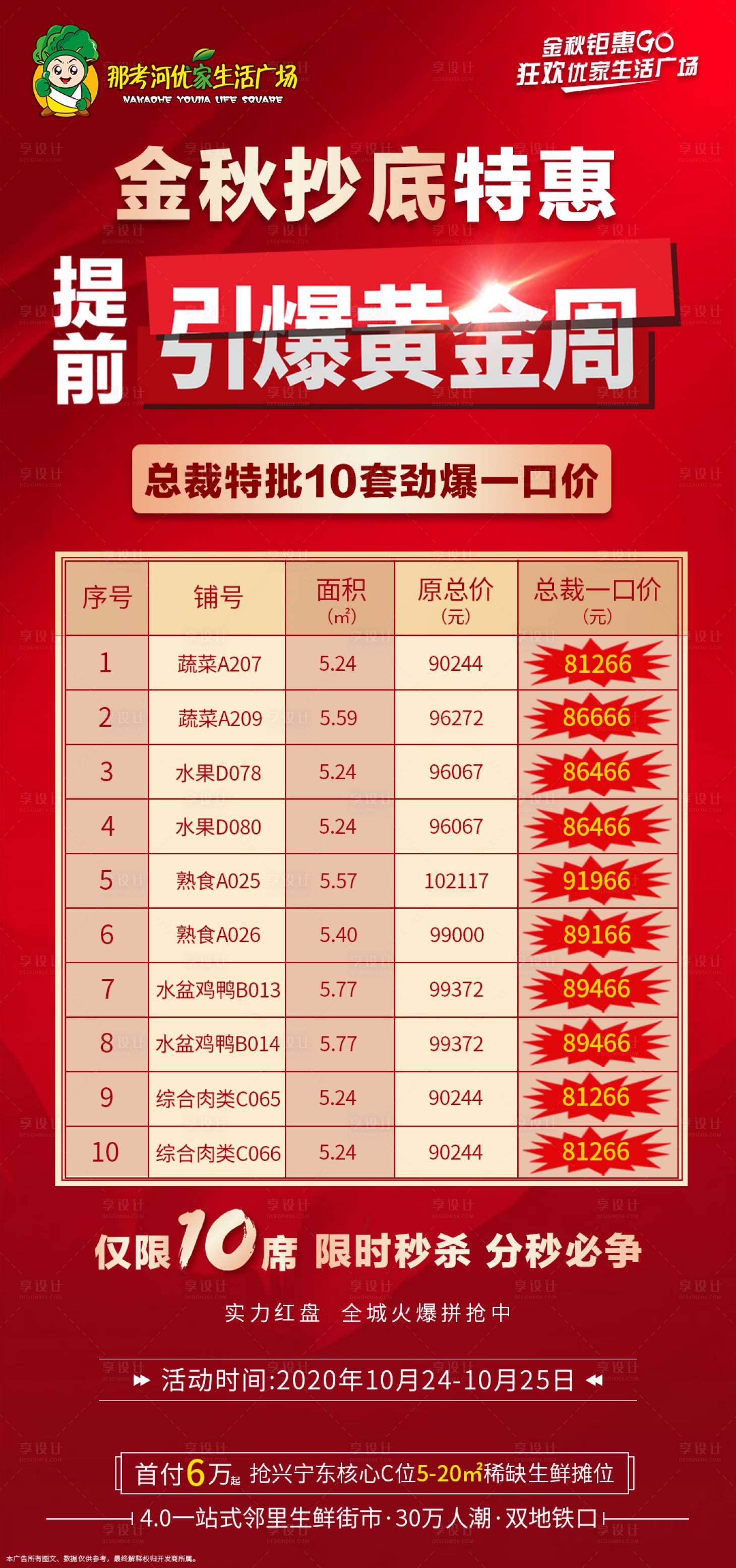 源文件下载【金秋一口价房源海报】编号：83270002311605766