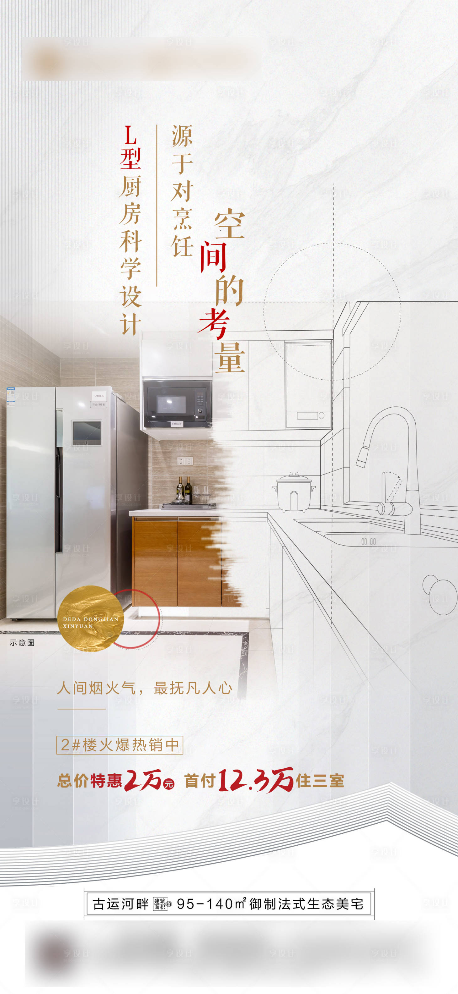 源文件下载【享设计】搜索编号：29480002180644765【地产价值点海报】