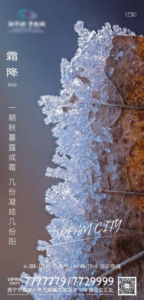 源文件下载【地产霜降节气海报】编号：41900002320246722