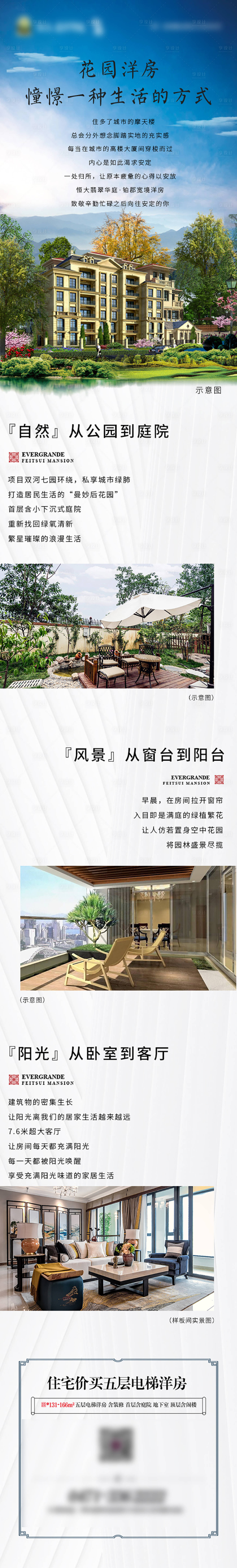 源文件下載【享設計】搜索編號：32890002196533704【地產洋房價值點長圖】