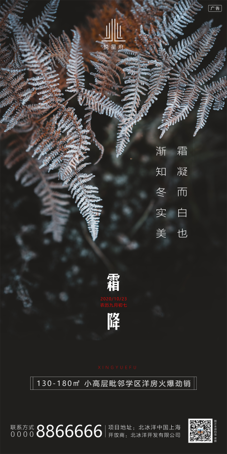 源文件下载【地产霜降海报】编号：47620002294716917