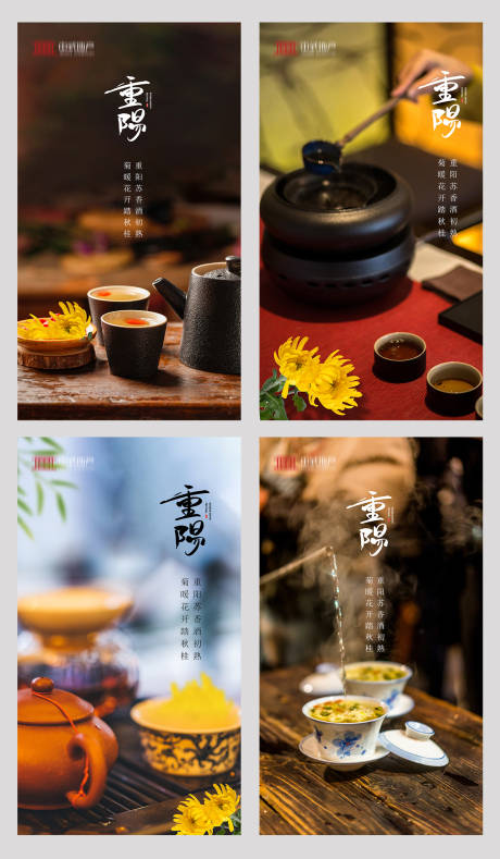 源文件下载【享设计】搜索编号：64850002242416836【地产重阳系列海报】