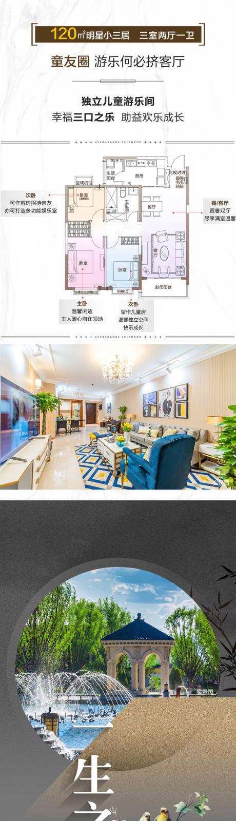 源文件下载【地产户型价值点长图海报】编号：66250002257365373