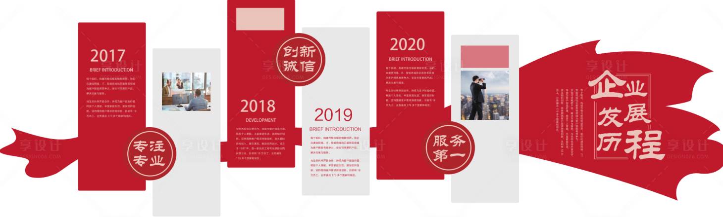源文件下载【党风党建企业发展历程文化墙】编号：17690002342694730