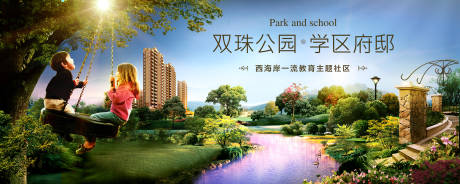 源文件下载【地产学区房展板】编号：97110002267687920