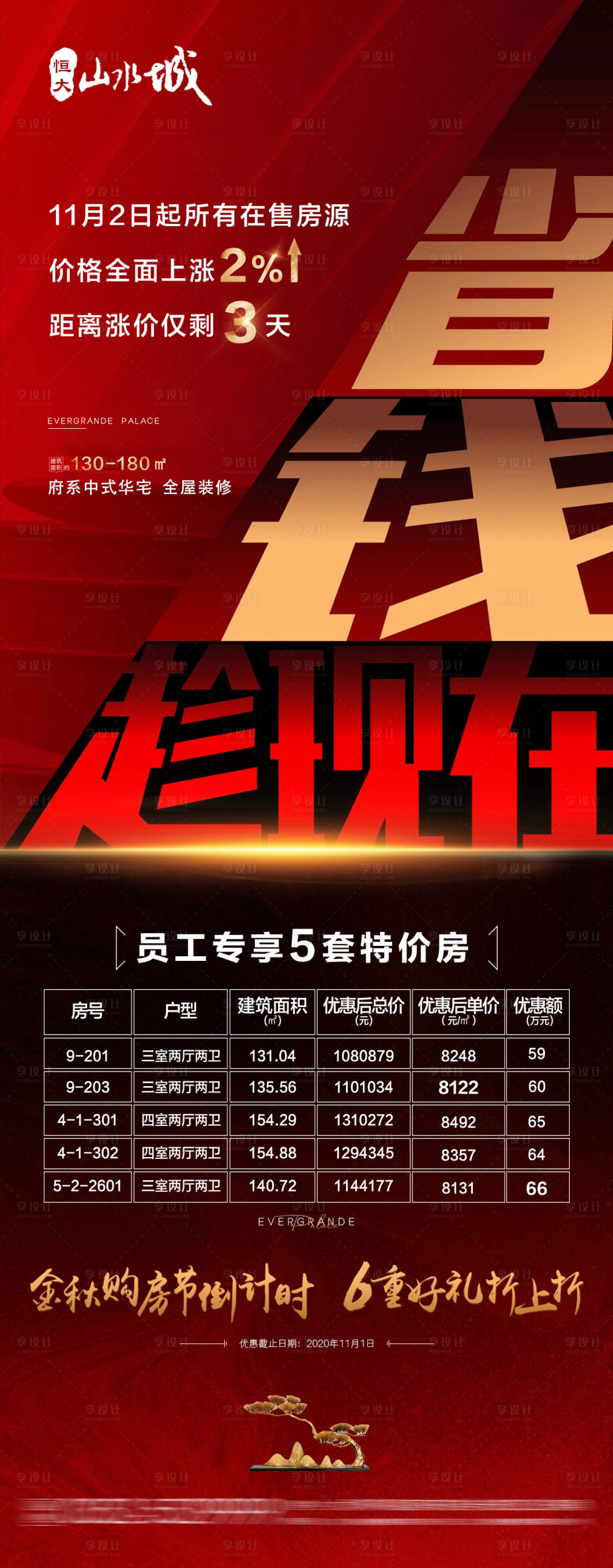 源文件下載【享設(shè)計】搜索編號：44430002409969007【地產(chǎn)特價房海報】