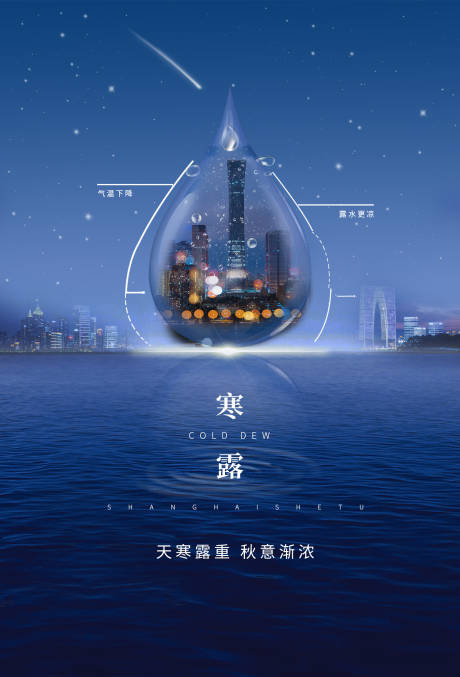 源文件下载【地产寒露节气海报】编号：64590002140429697