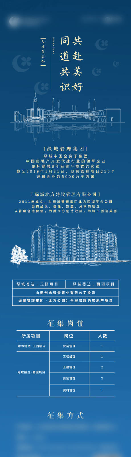 源文件下载【蓝色地产招聘长图】编号：71120002172412894