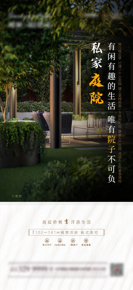 源文件下载【房地产庭院价值点海报】编号：89810002275528298