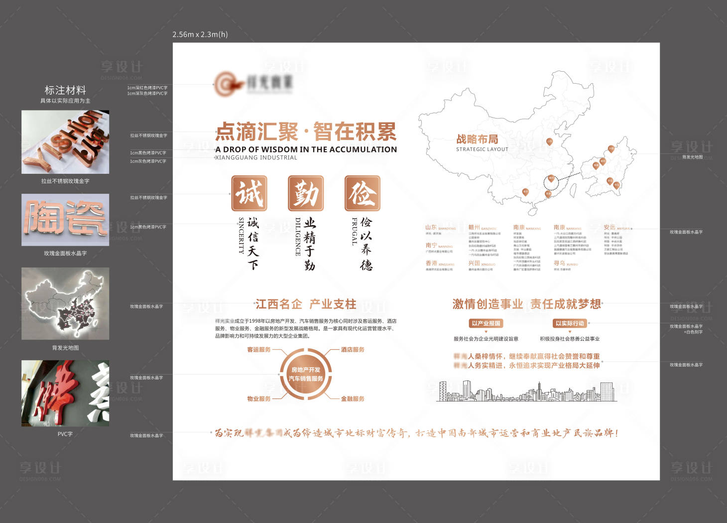 源文件下載【地產企業文化墻】編號：23710002246428540